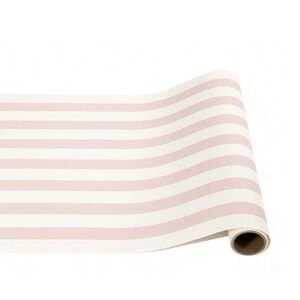 Hester & Cook Pink Classic Stripe Table Runner Roll 20in x 25ft